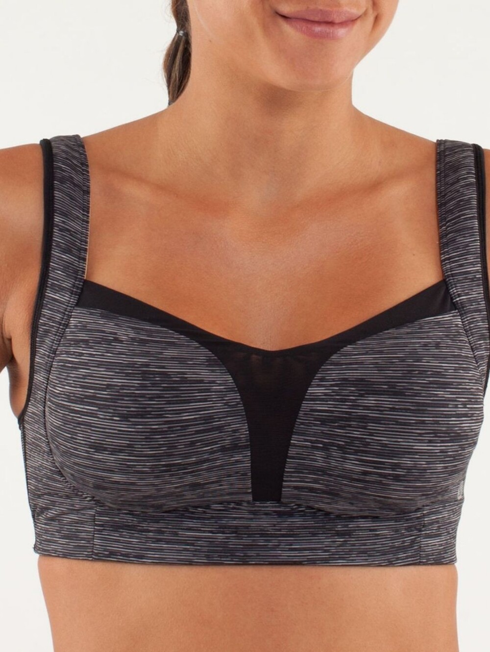 Lululemon Ta Ta Tamer II High Support Sports Bra - Wee Are From Space Black / Wh